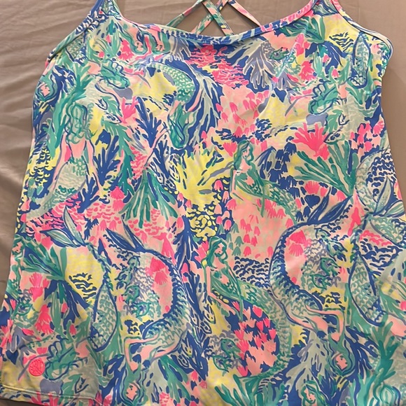 Lilly Pulitzer upf50 Avida tank mermaids cove - Picture 4 of 6